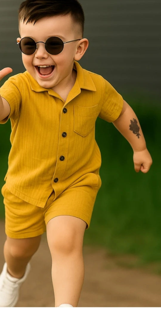 Trendy Kid Boy Short Set