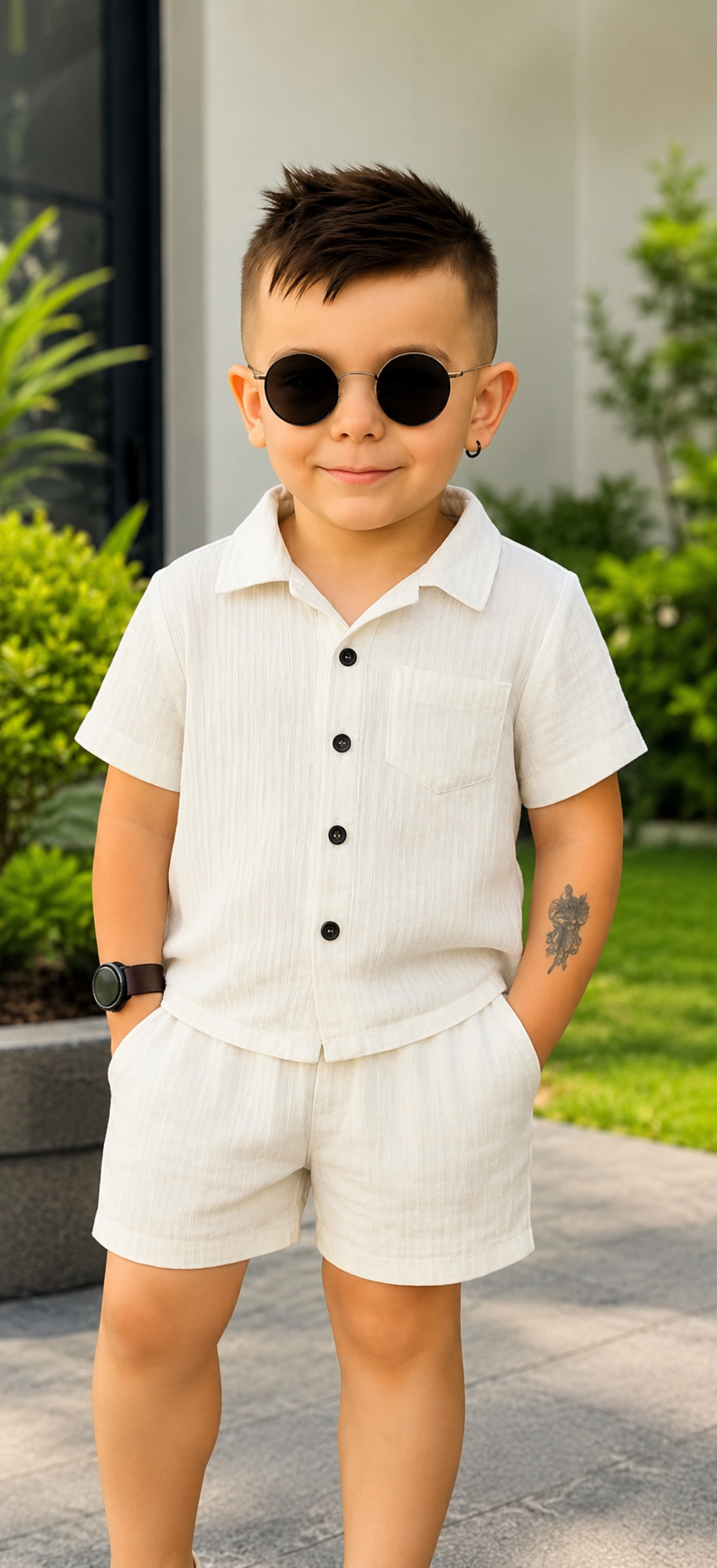 Trendy Kid Boy Short Set